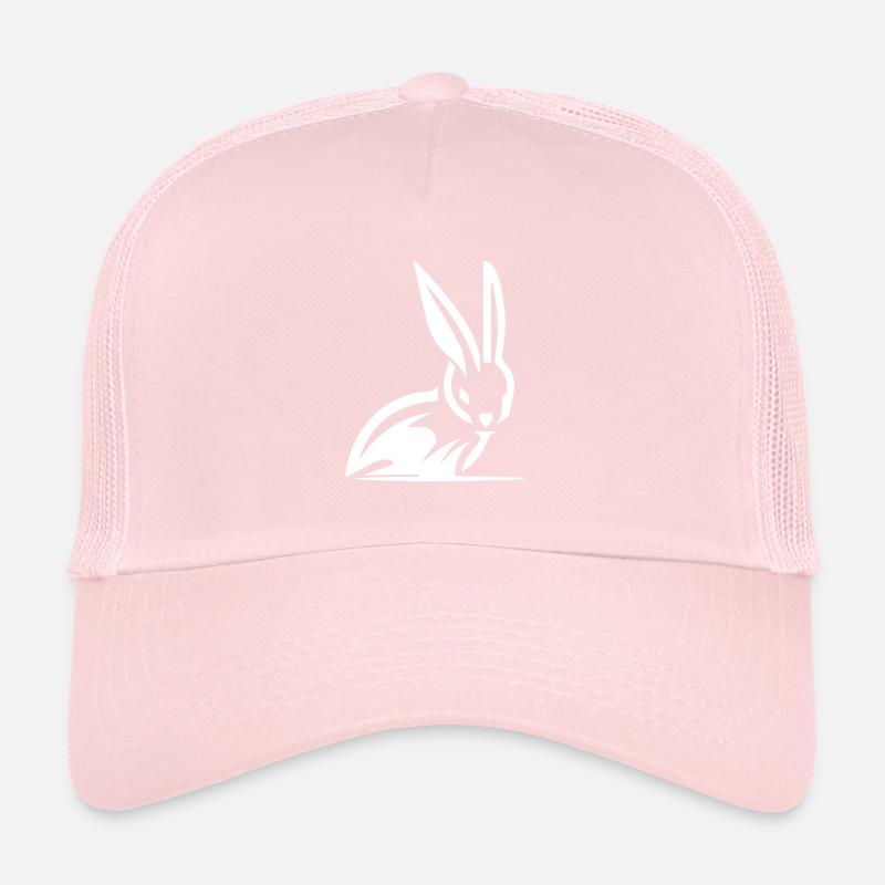 Doux lapin de Pâques Lapin Portrat Casquette trucker 