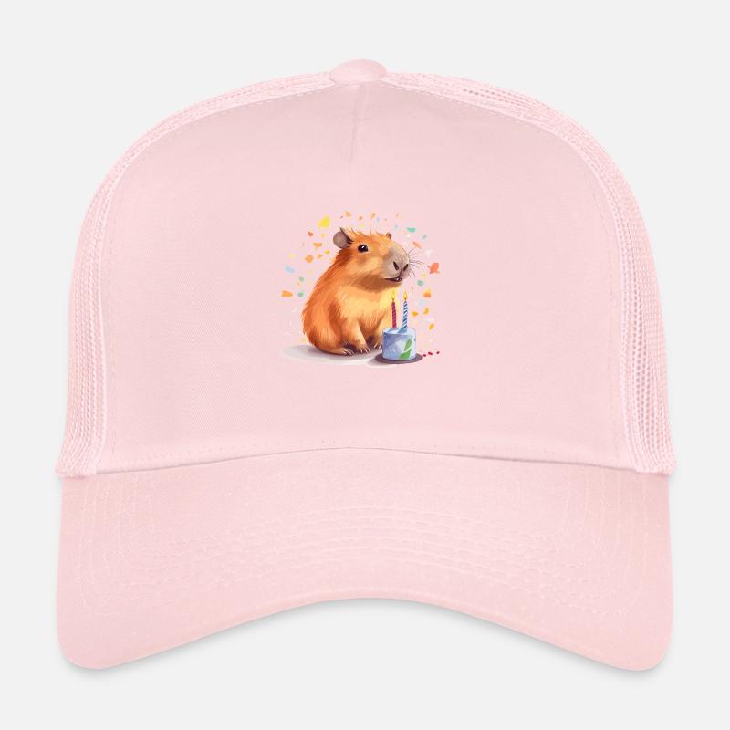 Baby Capybara Birthday Trucker Cap