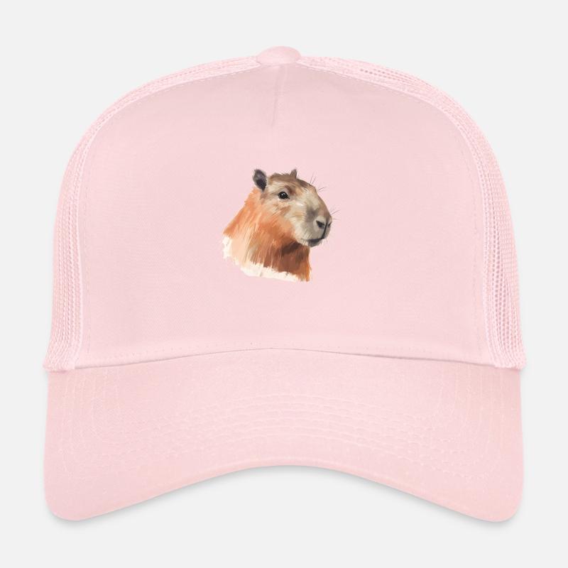 Capybara picture painted Trucker Cap
