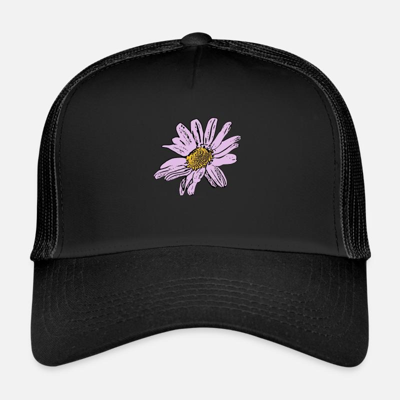 Fleur fleur pastel fleurs fleurs pastel lilas Casquette trucker 