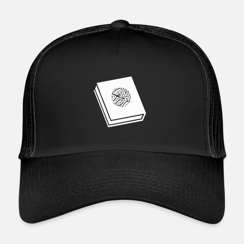 Koran Moslem Moslemisch Islam Islamisch - Trucker Cap - Schwarz/Schwarz