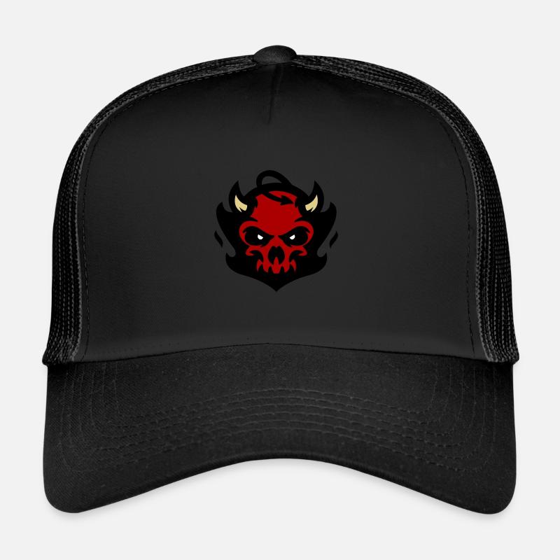 Devil / Devil / Skull Trucker Cap