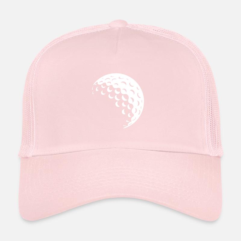 Balle de golf blanche Casquette trucker 