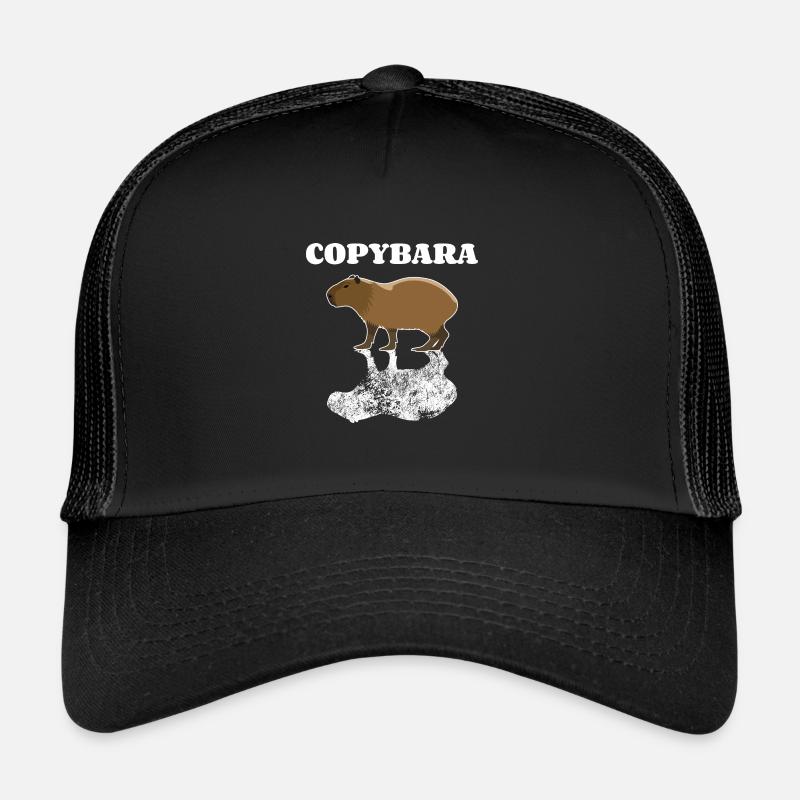 Copybara - Capybara Wortspiel Copy Style Trucker Cap