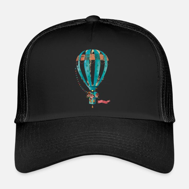 Ballonsammlung - Trucker Cap - Schwarz/Schwarz