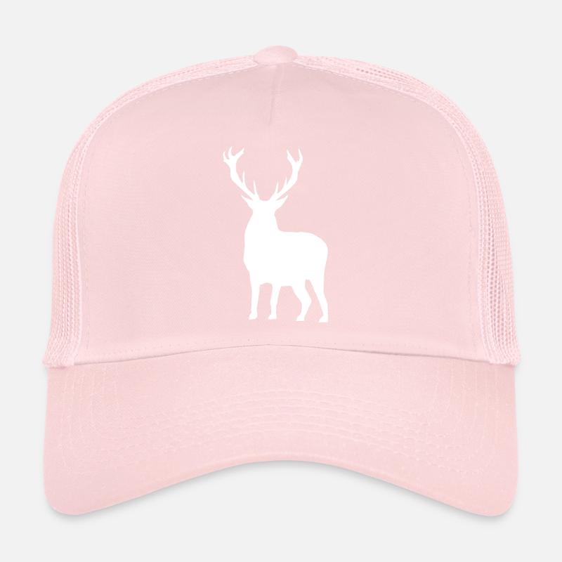 Silhouette de cerf Casquette trucker 
