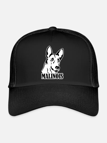 Malinois - Trucker Cap - black/black - Front