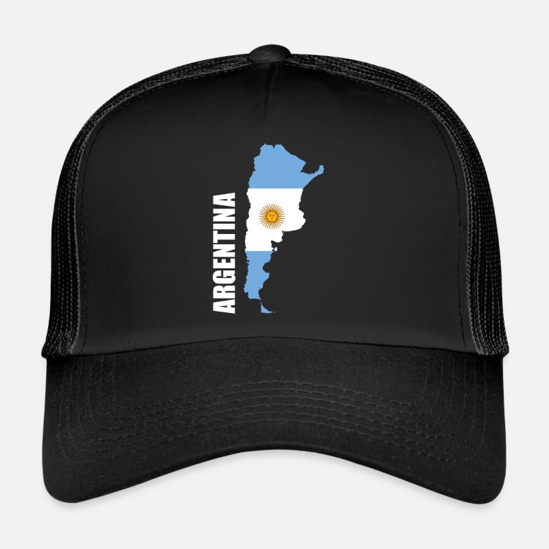 Argentine - Casquette trucker  - noir/noir