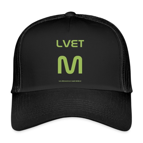 LVET M vert olive - Casquette trucker 