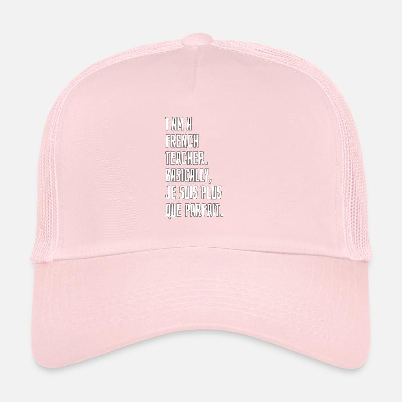 Je suis un enseignant Français Casquette trucker 