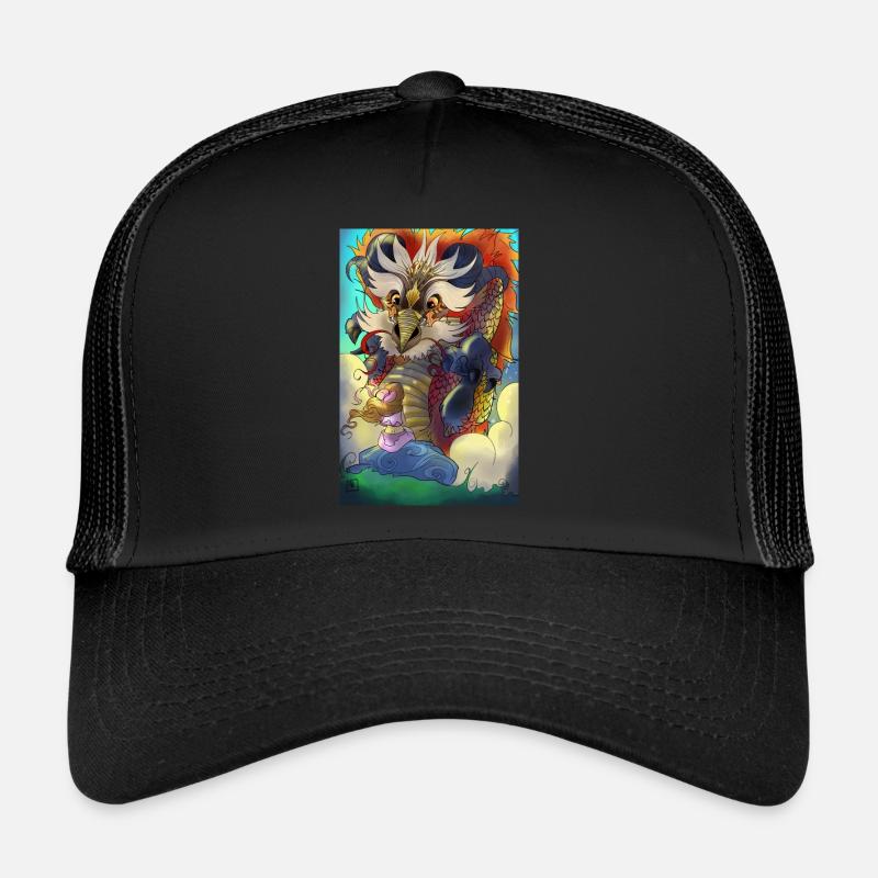 dragon - Casquette trucker  - noir/noir