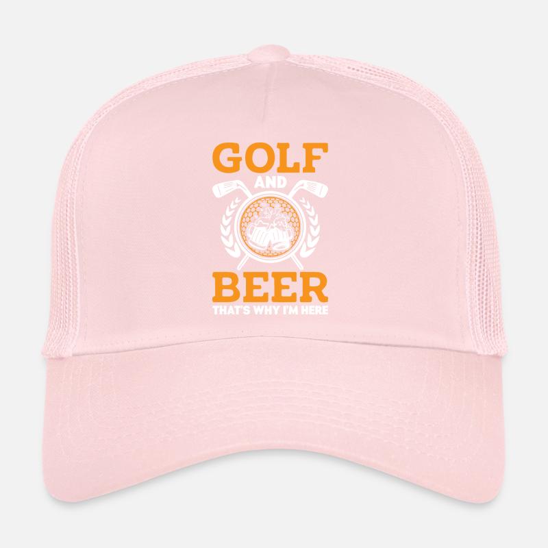 Golf et bière Casquette trucker 