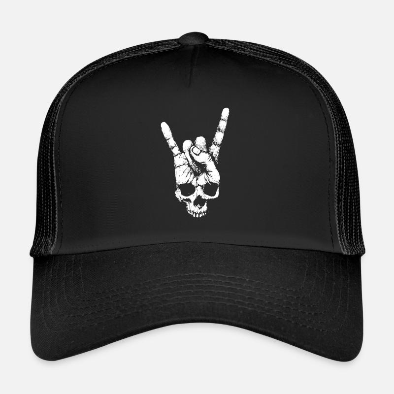 Rock'N'Roll - Casquette trucker  - noir/noir