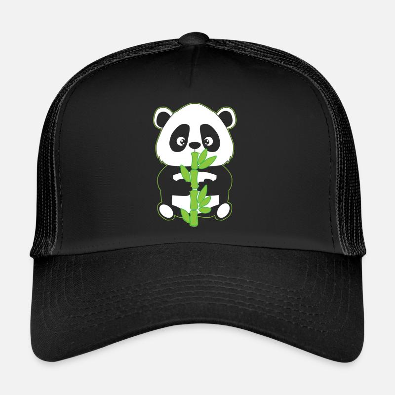 Panda en bambou Casquette trucker 
