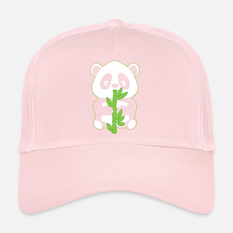 Panda with bamboo Trucker Cap