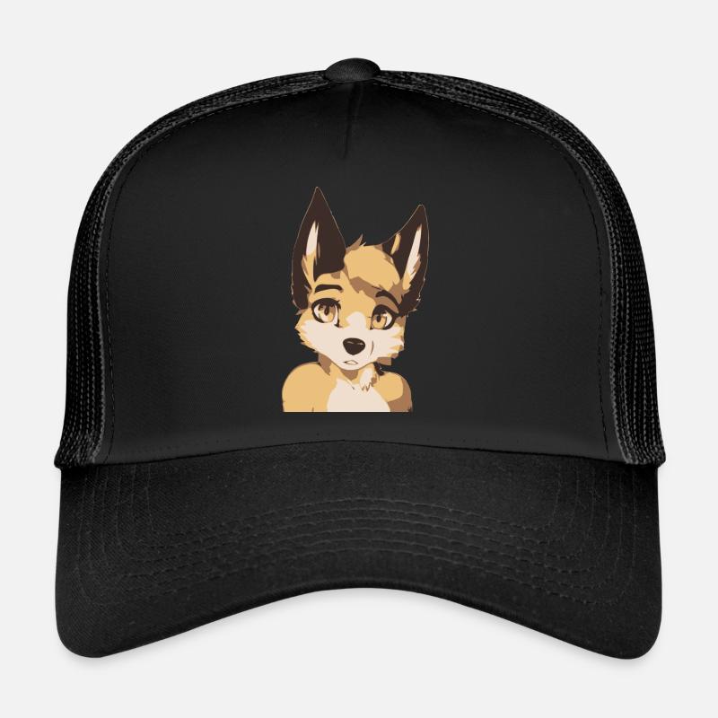 Neugieriger Fuchs Malerei Trucker Cap