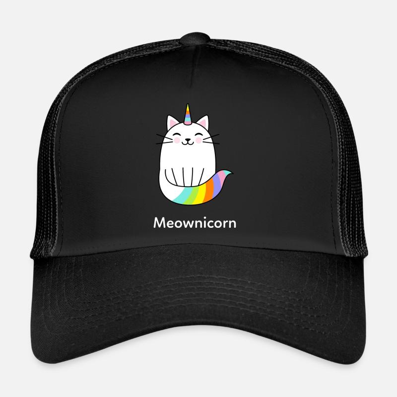 Einhorn Katze Regenbogenfarben Trucker Cap