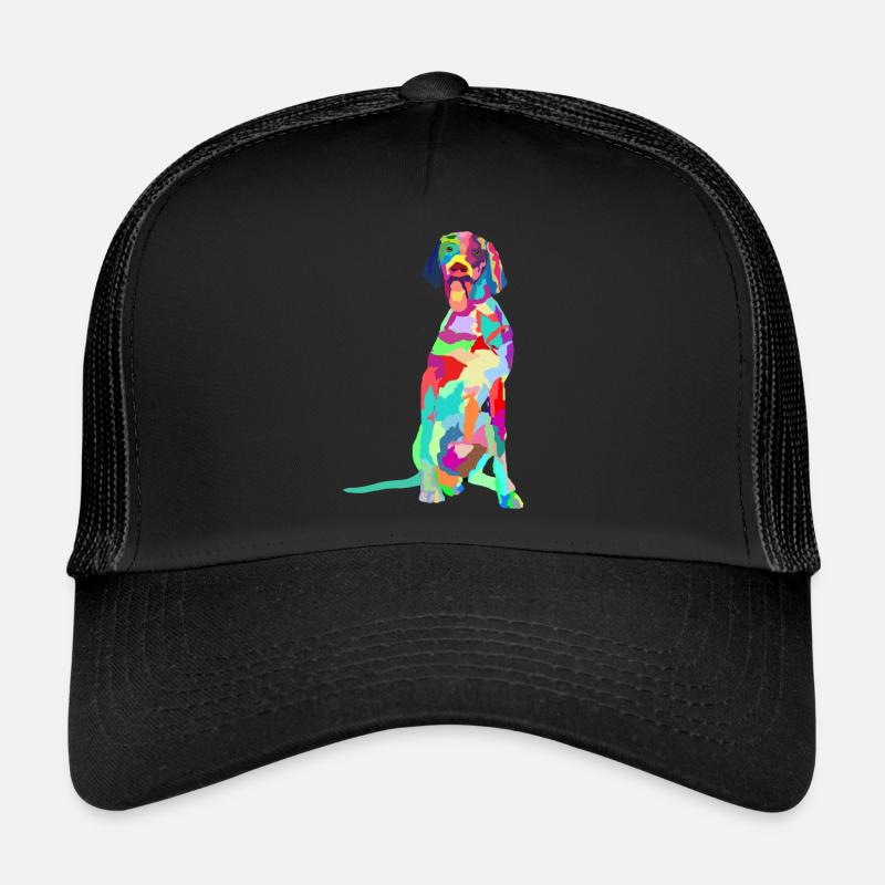 Allemand Pointer cheveux courts Drôle | Cadeau GSP DAD Casquette trucker 