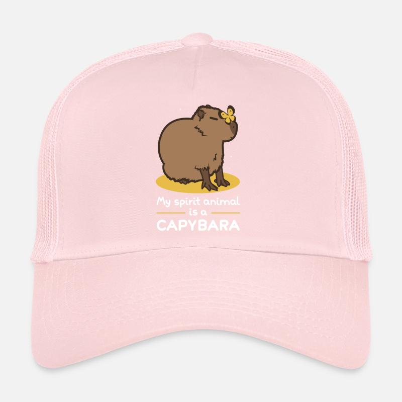 Mon animal est un capybara Casquette trucker 