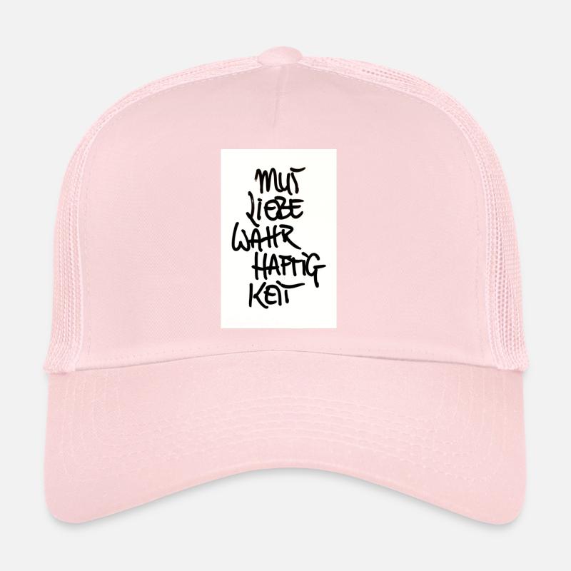 COURAGE, AMOUR, VÉRACITÉ Casquette trucker 