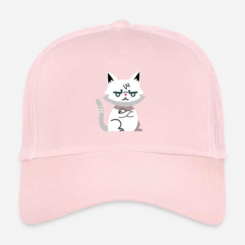 Angry cat Trucker Cap
