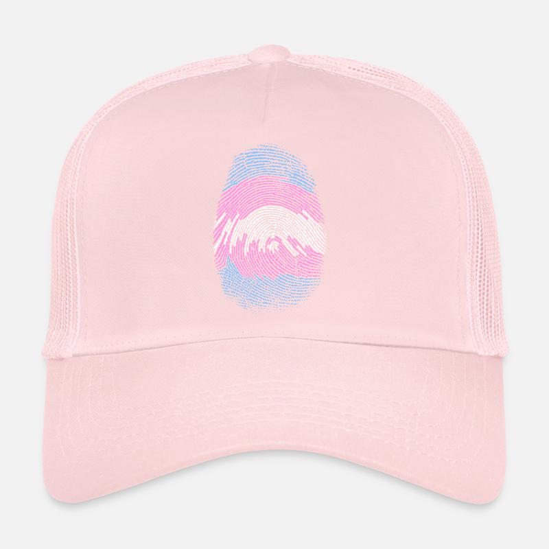 Trans Fingerprint Trucker Cap