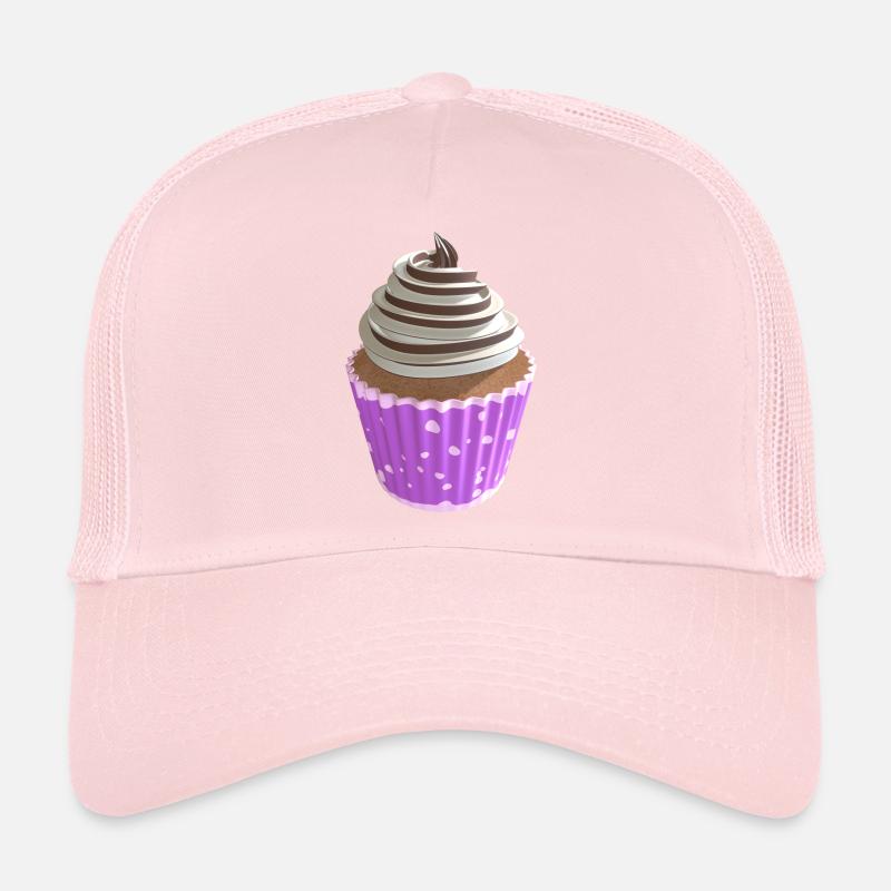 Cupcake Vanilla and Chocolate Trucker Cap