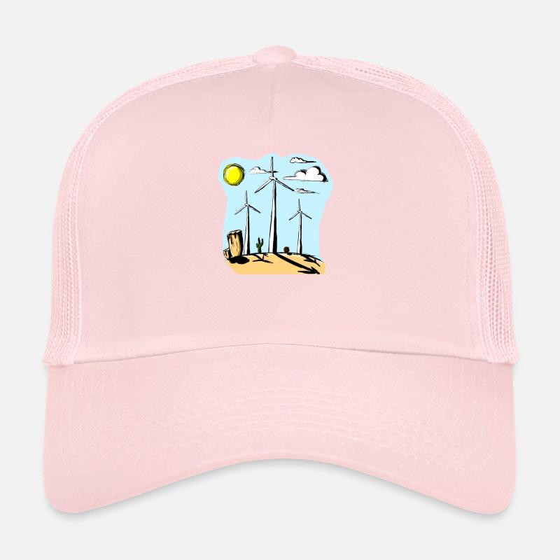 wind turbines Trucker Cap