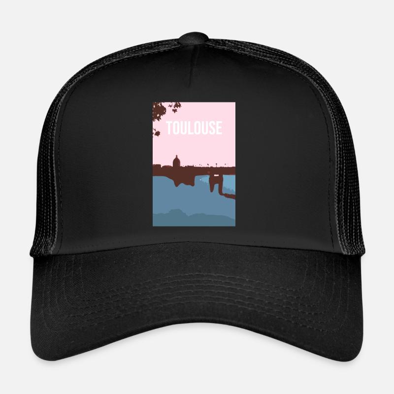 Lagrave - Casquette trucker  - noir/noir