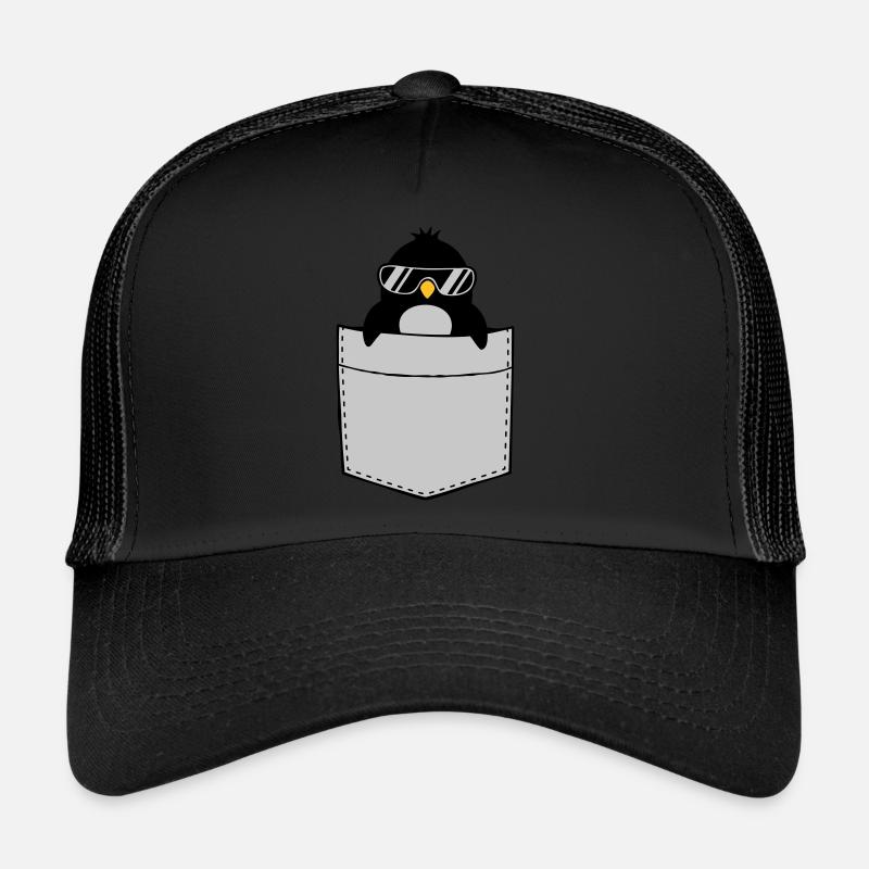Pinguin Hemd Brusttasche Trucker Cap