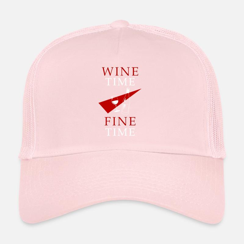 Wine Time Fine Time Trucker Cap
