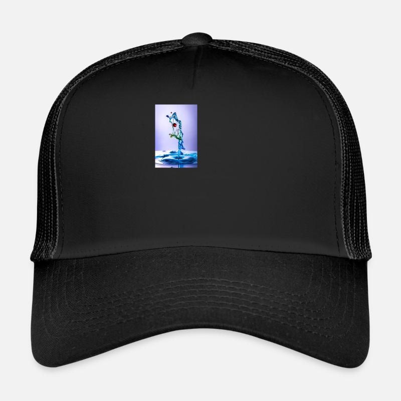 fish - Trucker Cap - black/black