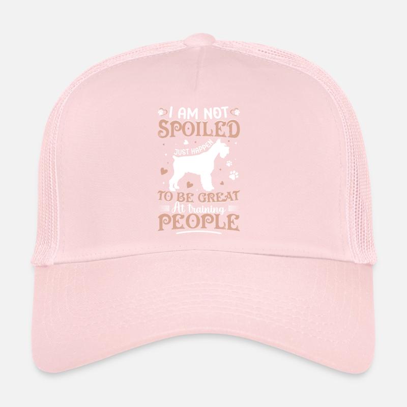 Zwergschnauzer I Am Not Spoiled Fun Dog Lover Trucker Cap