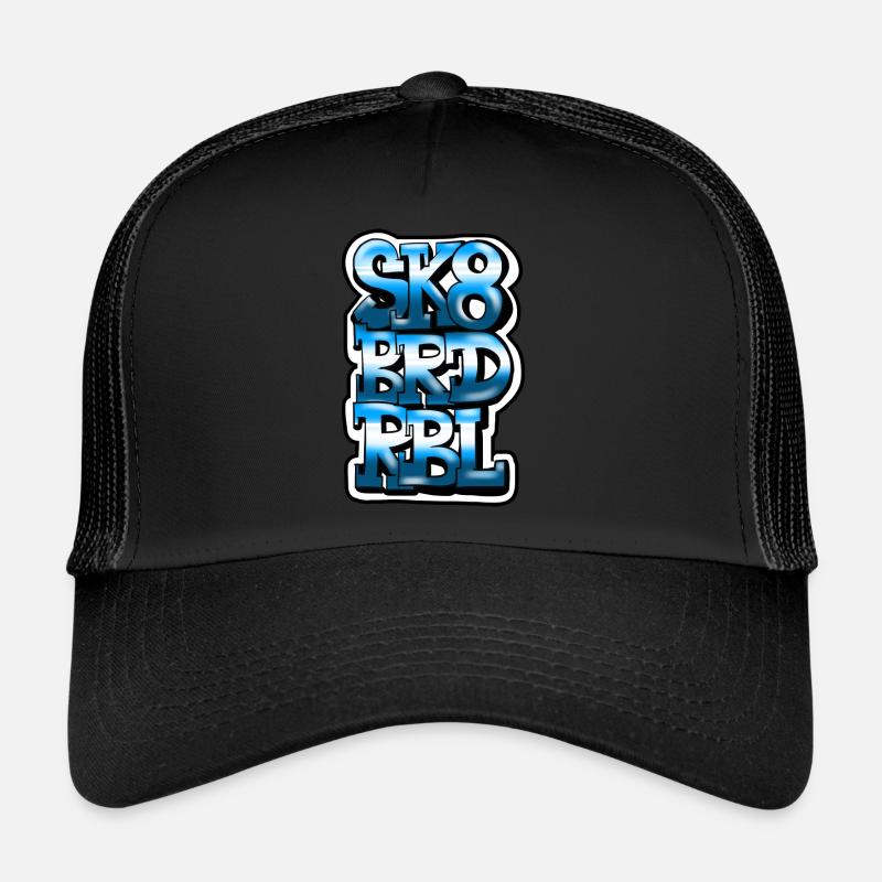 Skateboard Rebel Trucker Cap