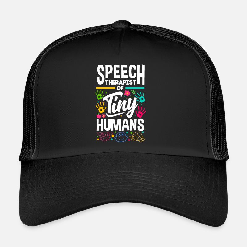 Speech Language Pathologist Pediatric Speech Trucker Cap