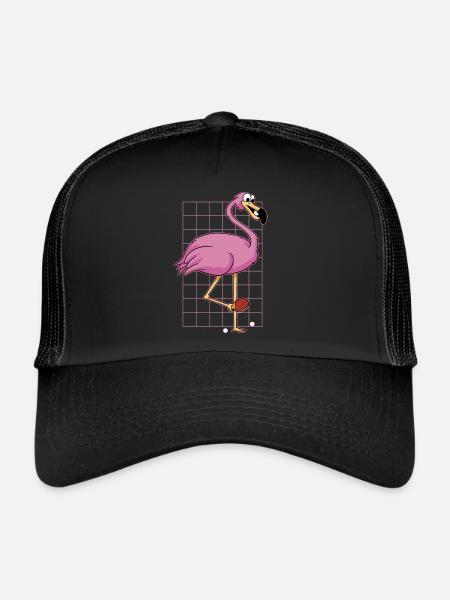 Tenue de tennis de table Chat femme - Casquette trucker  - noir/noir - Devant