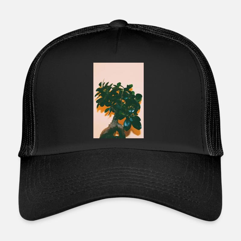 Glücksbaum! - Trucker Cap - Schwarz/Schwarz