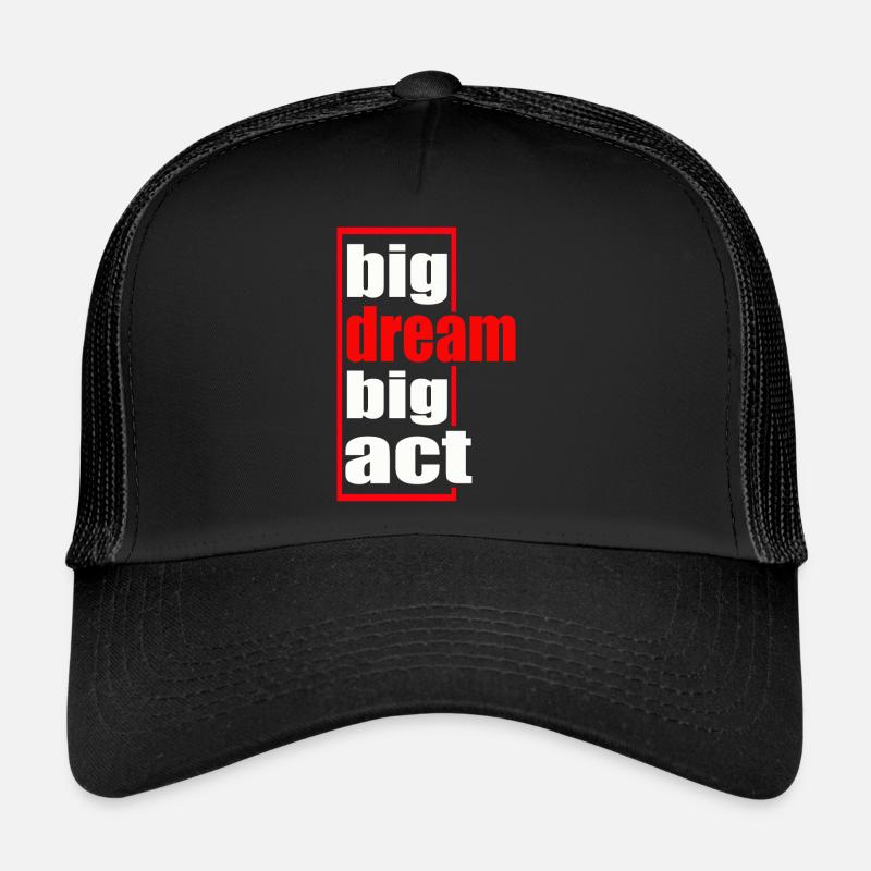 big bream big act Casquette trucker 