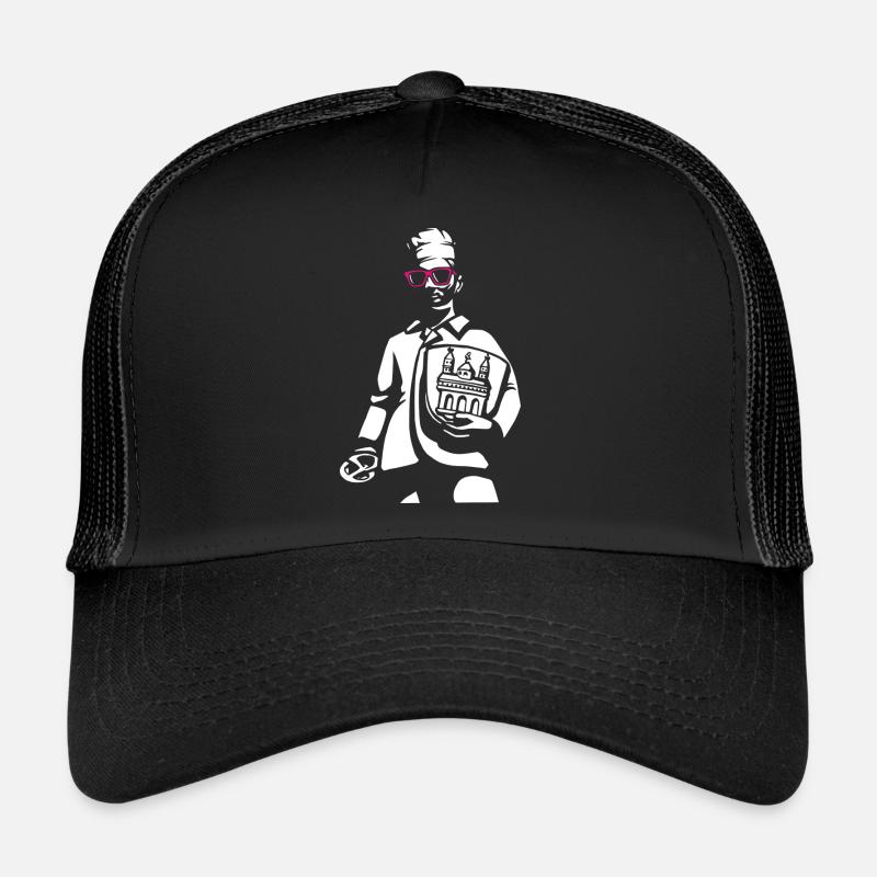 Speyerer Brezelbub - Trucker Cap - Schwarz/Schwarz