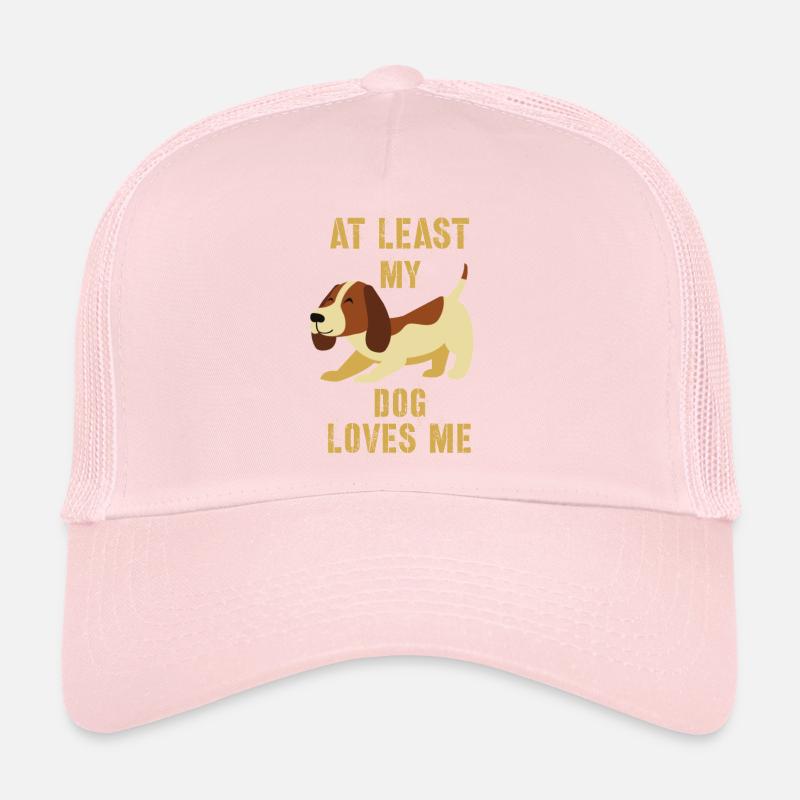 Au moins mon chien m’aime Casquette trucker 