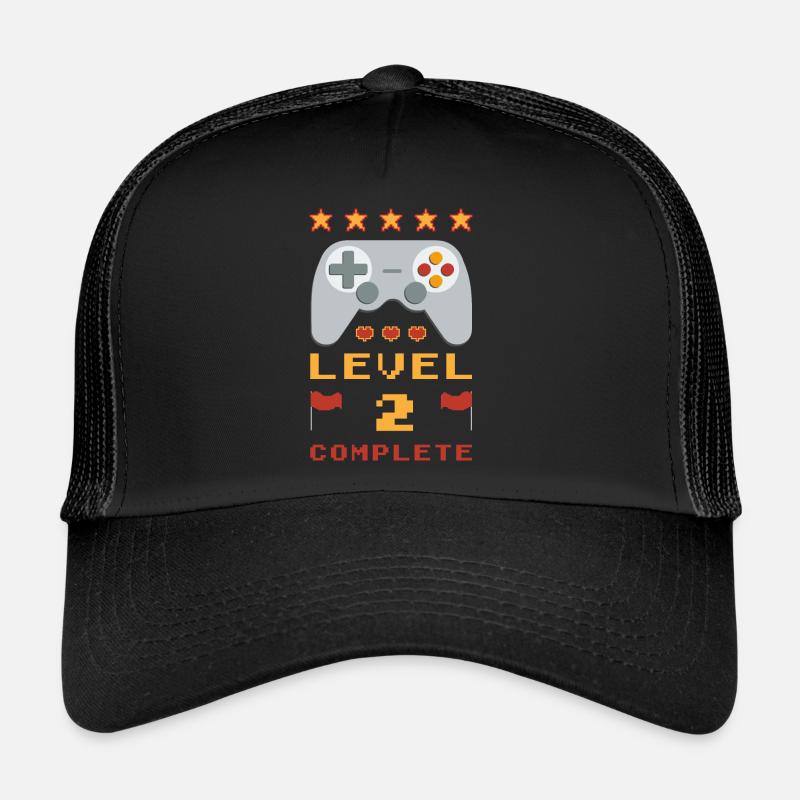 2nd Birthday Level 2 Complete Trucker Cap