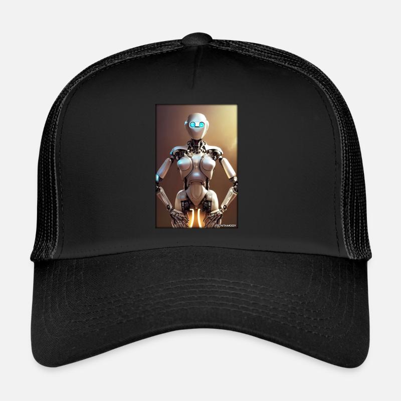 Robot Future Science Machine de science-fiction Casquette trucker 
