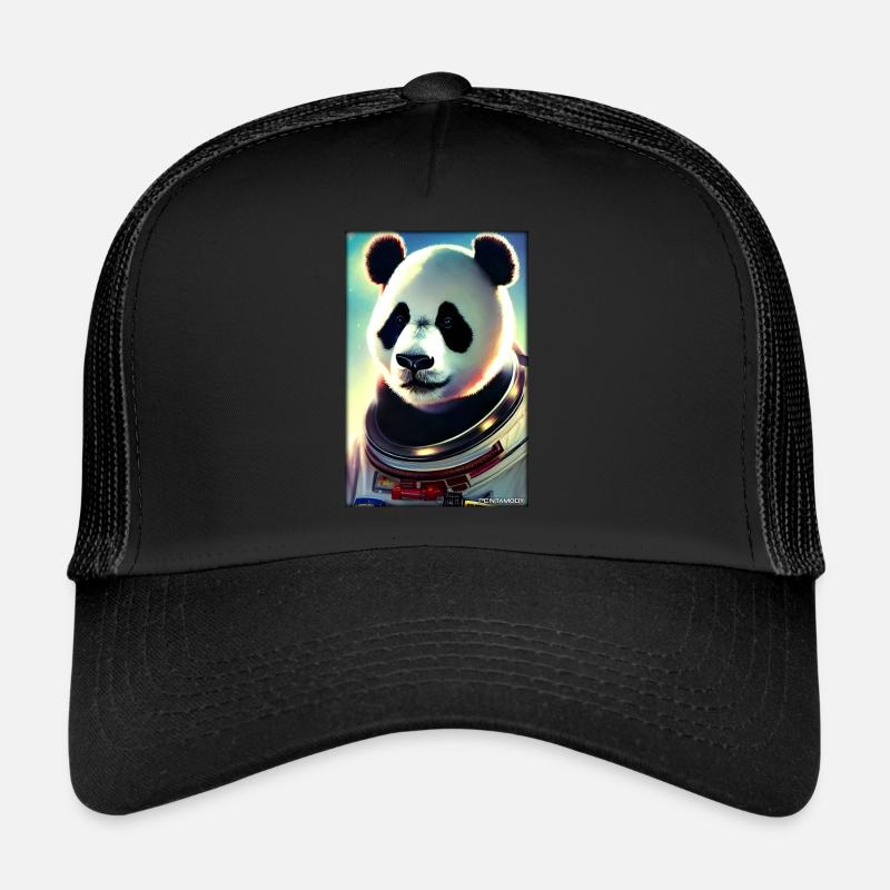 Panda Bear Panda Astronaut Future Sci-Fi Technology Casquette trucker 