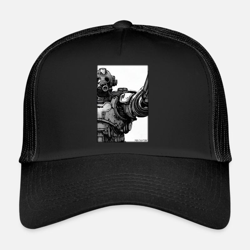 Kampfbot Robot Super Soldat Machine Guerrier Casquette trucker 