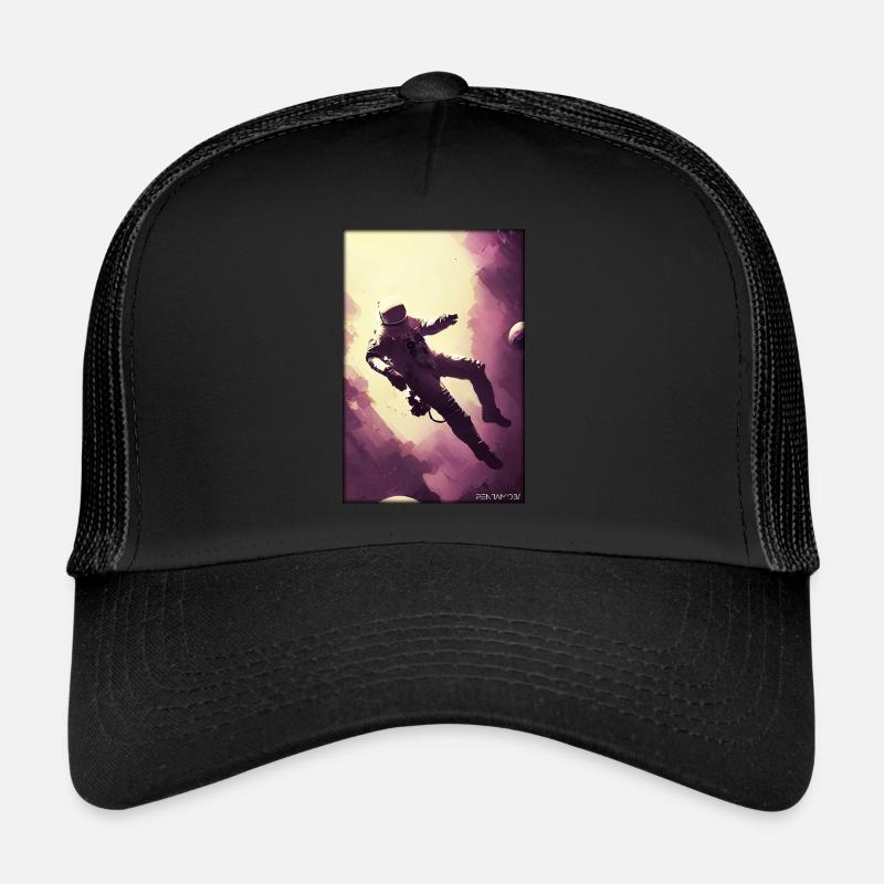 Technologie de science-fiction Astronaut Future Casquette trucker 