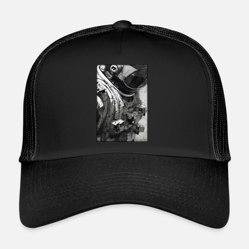 Technologie de science-fiction Astronaut Future Casquette trucker 