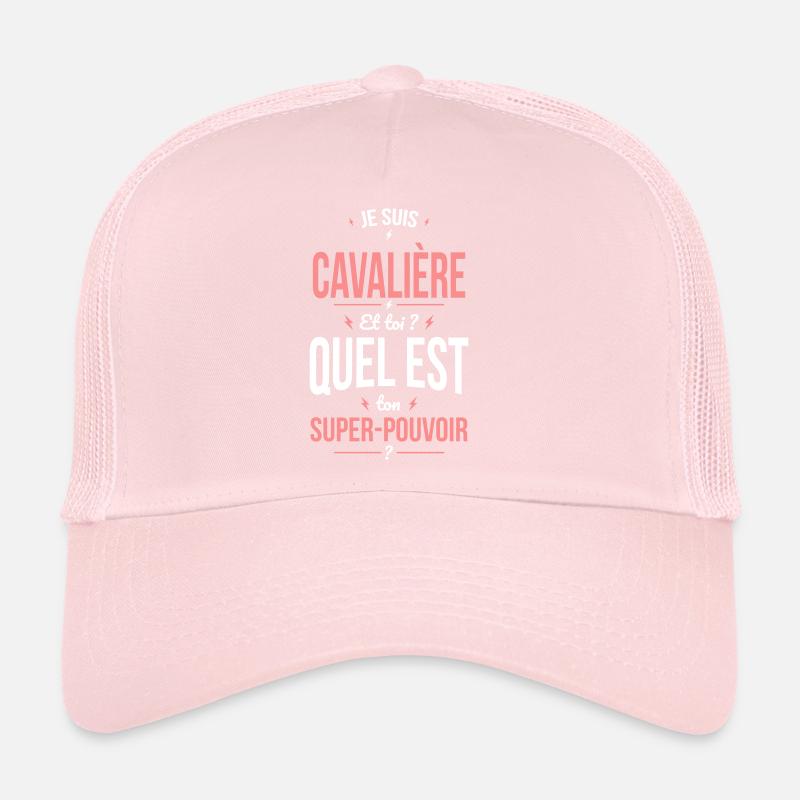 Je suis cavalière - Super-pouvoir cadeau Casquette trucker 