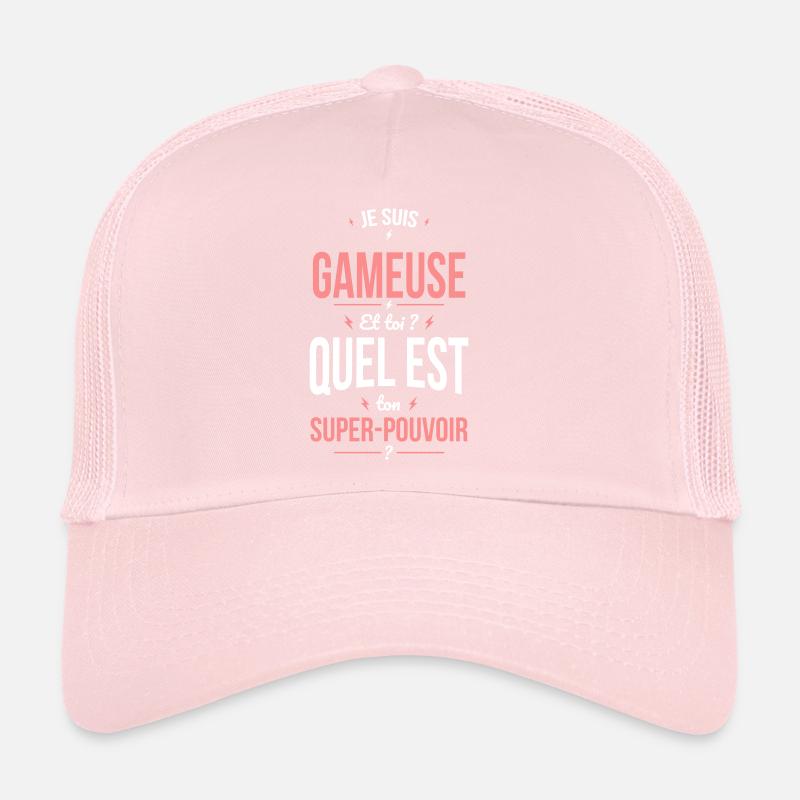 Je suis gameuse - Super-pouvoir Casquette trucker 