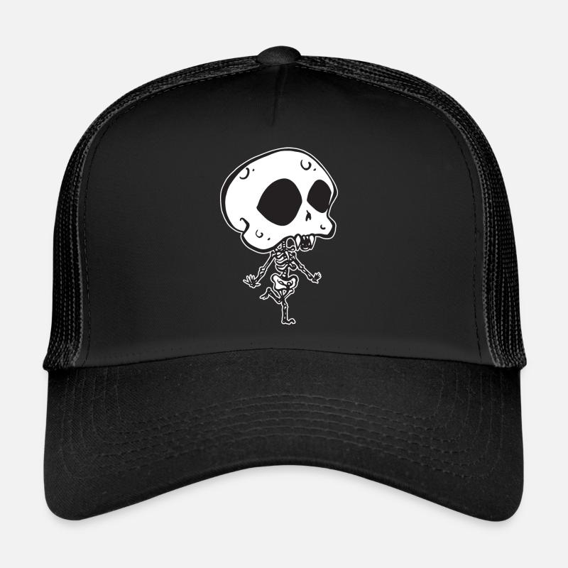Squelette Vampire - Casquette trucker - noir/noir