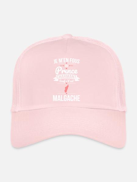 Désolée déjà prise par un Malgache sexy - Casquette trucker  - rose pâle - Devant